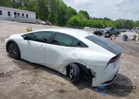 2025 Toyota Prius Le из США, поврежденный, VIN JTDACAAU4S3050100